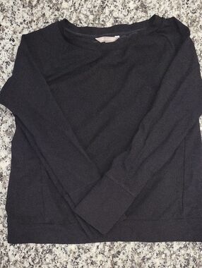 Banana Republic Black Crewneck Women's Sweatshirt